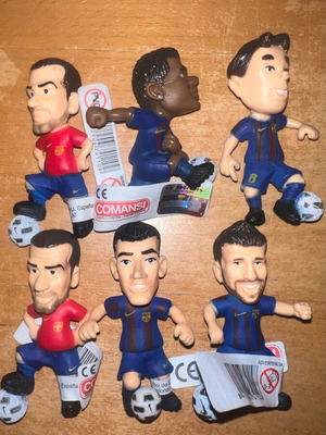 Leo Messi Barcelona φιγούρες ποδοσφαίρου σετ 17, σαν καινούργιο