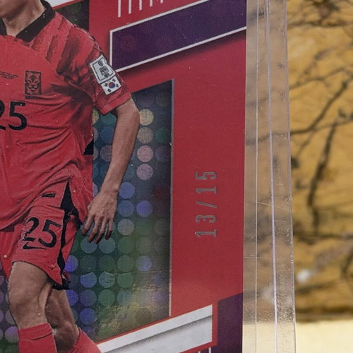 2022-23 Panini Donruss Elite FIFA Soccer Woo-Yeong Jeong Purple Disco card new