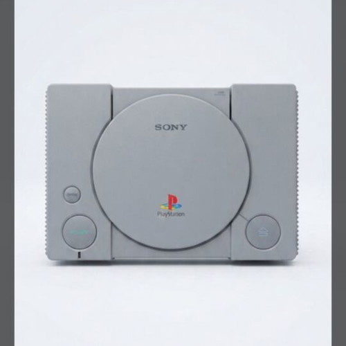 PlayStation PS1 console used, with controller and memory card