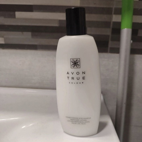 Eye makeup remover lotion lightly used