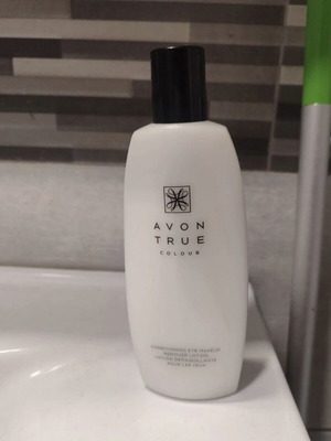 Eye makeup remover lotion lightly used