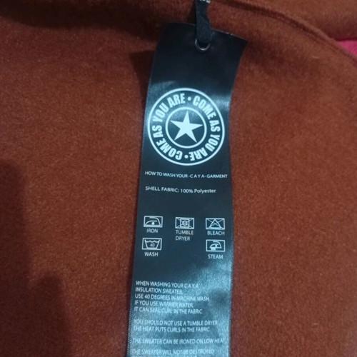 Caya fleece brown size S-M like new
