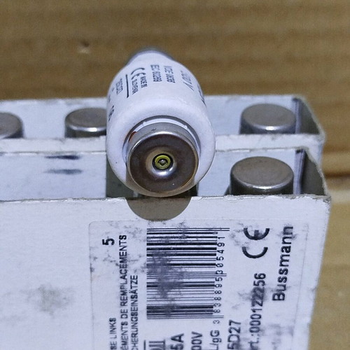 Large gG-gl 25A cartridge fuses new, pack of 10