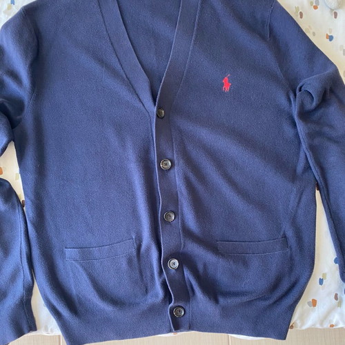 Ralph Lauren men's cardigan like new, blue, size M
