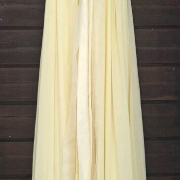Dorothy Perkins yellow maxi dress used, size L