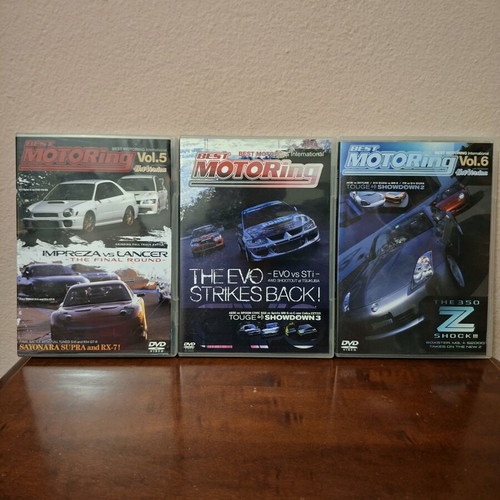 3 Best Motoring collectible car DVDs like new