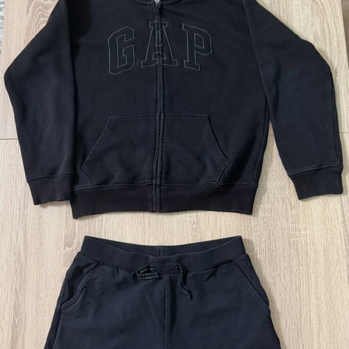GAP jacket and Name It shorts set like new, black, 10-12 years