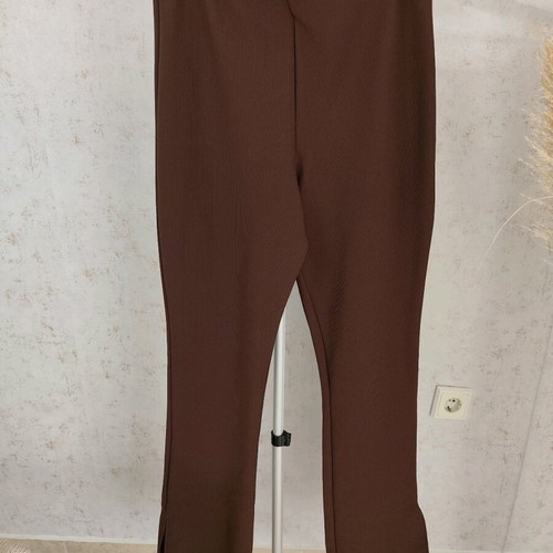 Zara NoXL Flared Pants like new brown