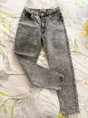 Jordache high-waisted jeans like new, gray, size M