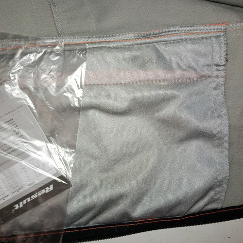 Hi Vis Vest Jacket with Reflective Stripes, New, Size L