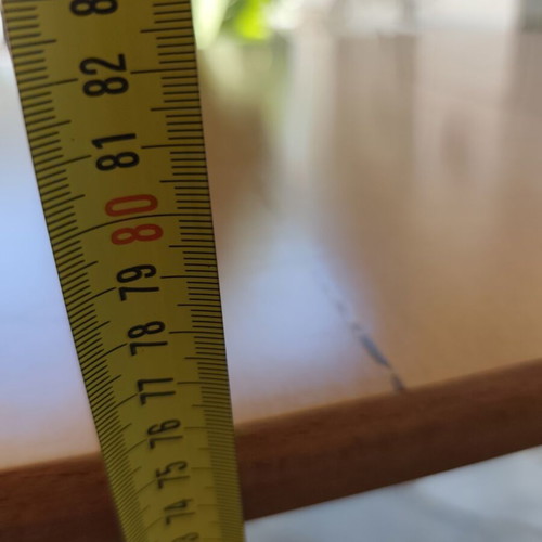 Kitchen table used, beech wood, extendable 1.59 m length