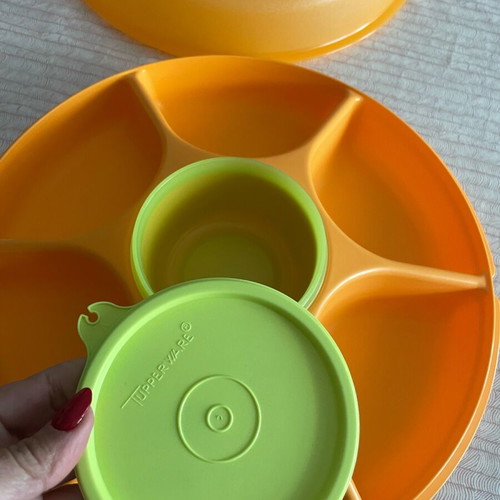 Tupperware pic nic orange new