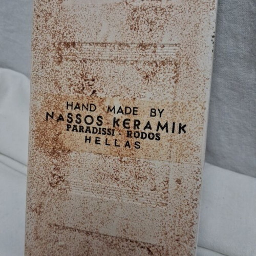 Decorative wall tile from nassos keramik Rhodes like new