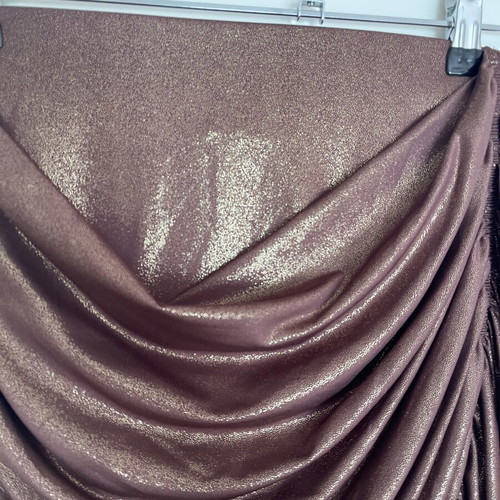 Metallic shimmer asymmetric skirt, size S