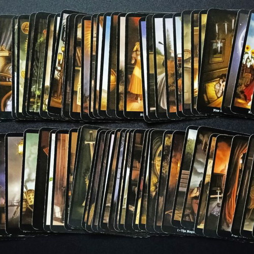 Steampunk Tarot deck used by Barbara Moore
