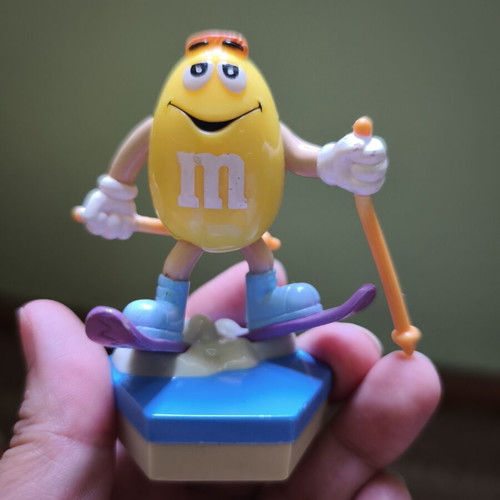 M&Ms Yellow Character Vintage Figure Used