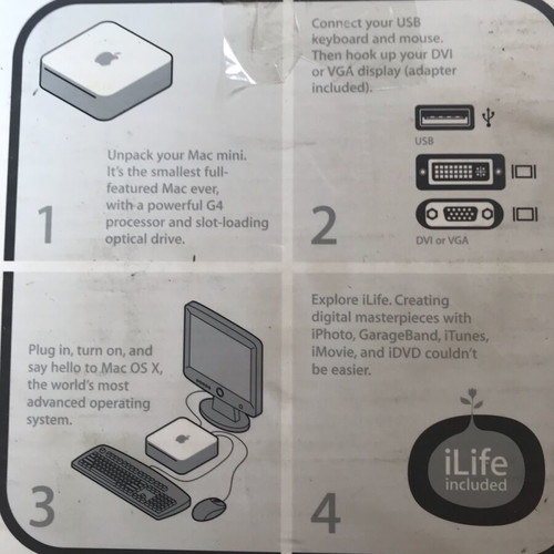 Mac Mini G4 2005 used with model number A1103