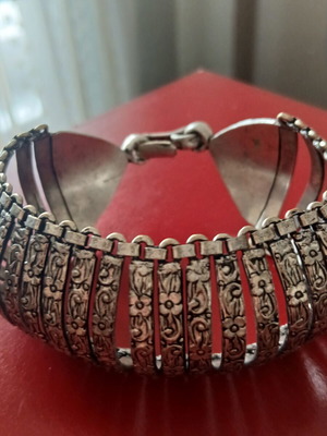 Bracelet handmade, like new, alpaca metal