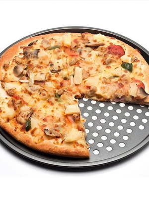 Νουαρ Ταψί Πίτσας Αλουμινίου 32cm με Αντικολλητική Επίστρωση Sidirela νέο