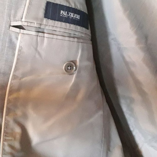 Pal Zileri jacket used, 60% wool 40% silk, gray, size 48