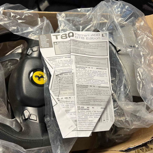 Thrustmaster T80 Ferrari 488 GTB Edition Racing Wheel for PS4 new