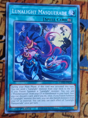Lunalight Masquerade Normal Spell κάρτα, Yu-Gi-Oh!