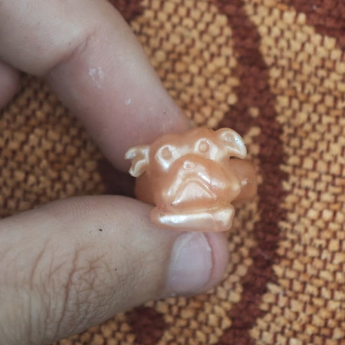 Children's plastic ring like new, pink