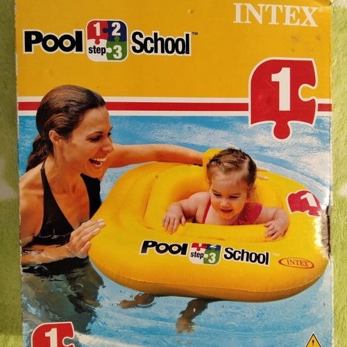 Intex Pool School, 79/79cm, (31"/31"), for 1-2 Years, Yellow. 2.90€