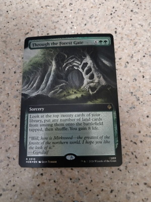 Magic the Gathering Through the Forest Gate foil κάρτα καινούργια