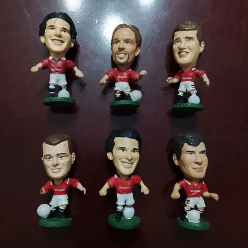 Corinthians Manchester United figures used, set of 6
