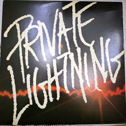 Private Lightning LP album like new, 1980 US new wave pop rock