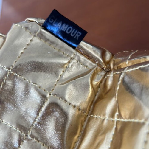 Insulated gold lunch bag new
