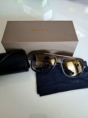 Dita Mach-One sunglasses like new, black and gold