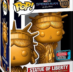 Funko Pop! Spiderman Statue of Liberty 1123 Fall Convention Sticker