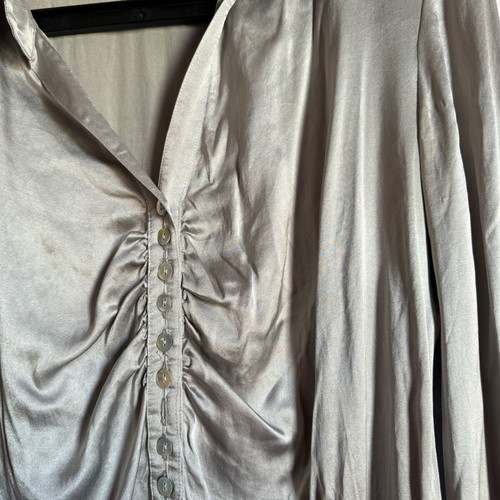 Silver shirt size 44