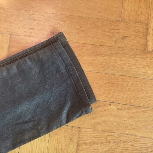 Diesel women's black pants made of lightweight cotton fabric like new, sizes S/M