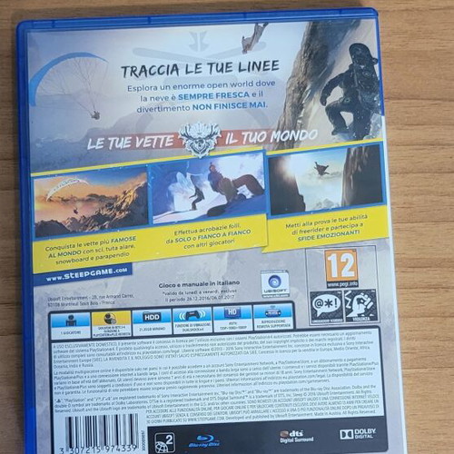 Steep PS4 game Europe version