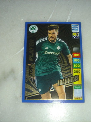 Картичка Panini Superleague 2024 Adrenalyn XL Ioannidis нова