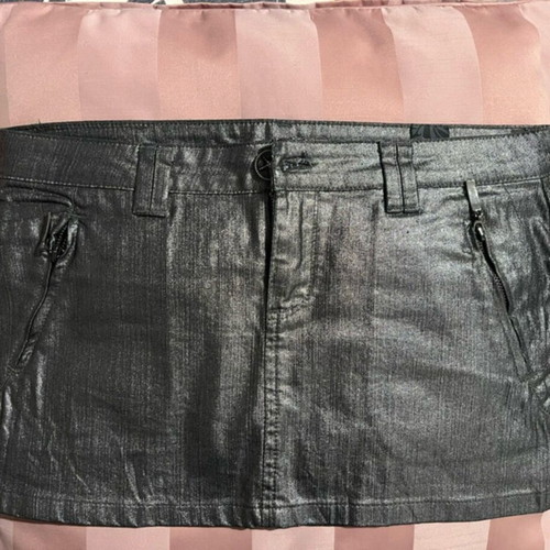 Edward Jeans skirt like new, gray silver, size L slim fit