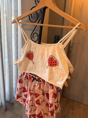 Summer pajamas with watermelon print, XS