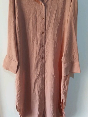 Dress with buttons H&M like new, beige and orange, size S