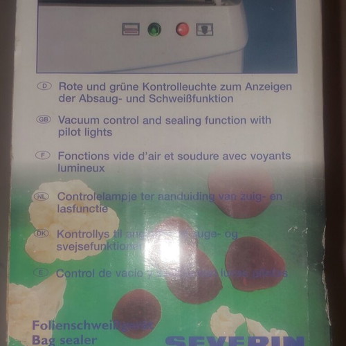 Severin Folio Vacuum Sealer like new