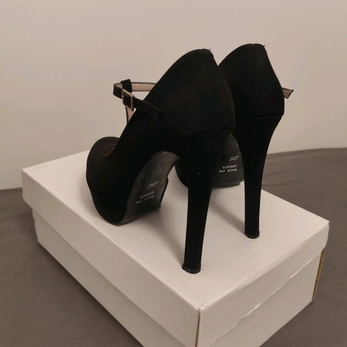 Katia Shoes black pumps, low heel, like new, size 36, 12 cm heel