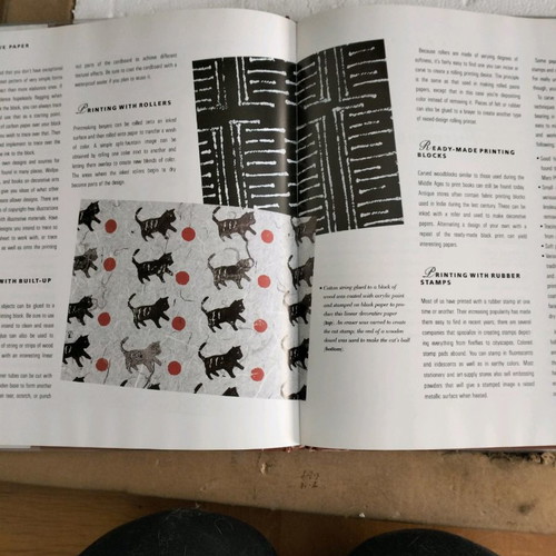 Book for Handmade Paper Making in Like New Condition