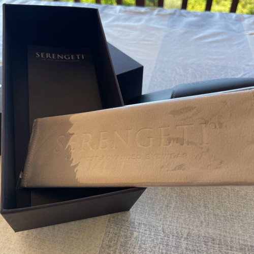 Serengeti Agostino sunglasses new, black and brown