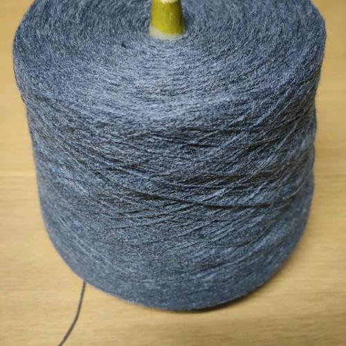 Thread 2/20 thick gray-blue like new, cone about 1 kilogram