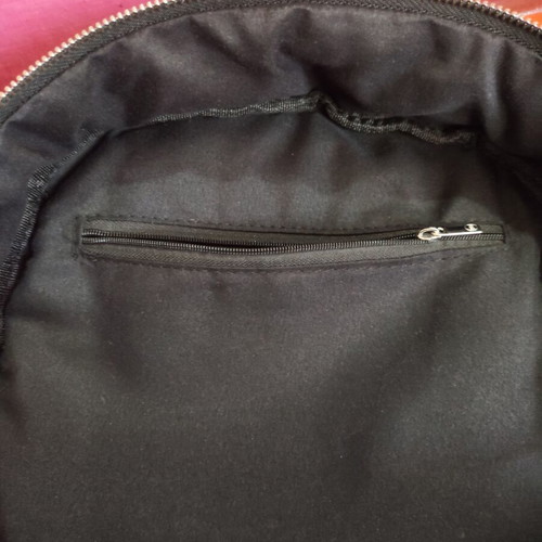 Stradivarius women's black backpack