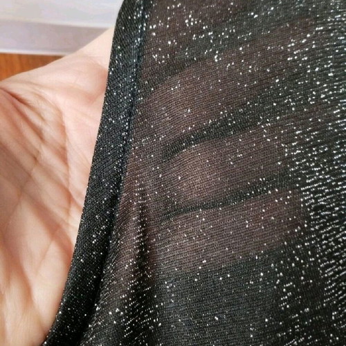 Metallic women's blouse like new, size M, gray