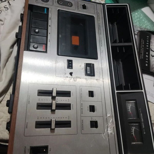 Sony TC 133 stereo cassette recorder, vintage 70s collectors item