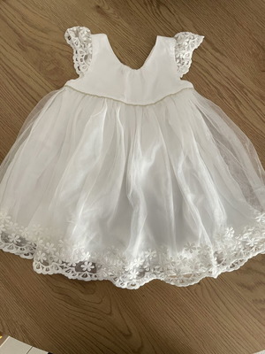 Orchestra baby dress 9 months princess white with bloomers like new